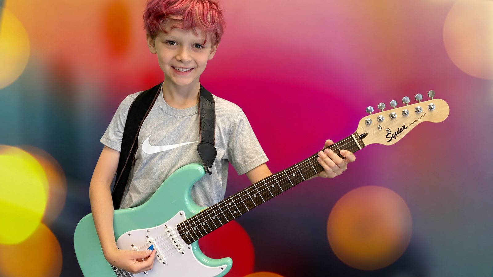 Young guitarist at Thrive