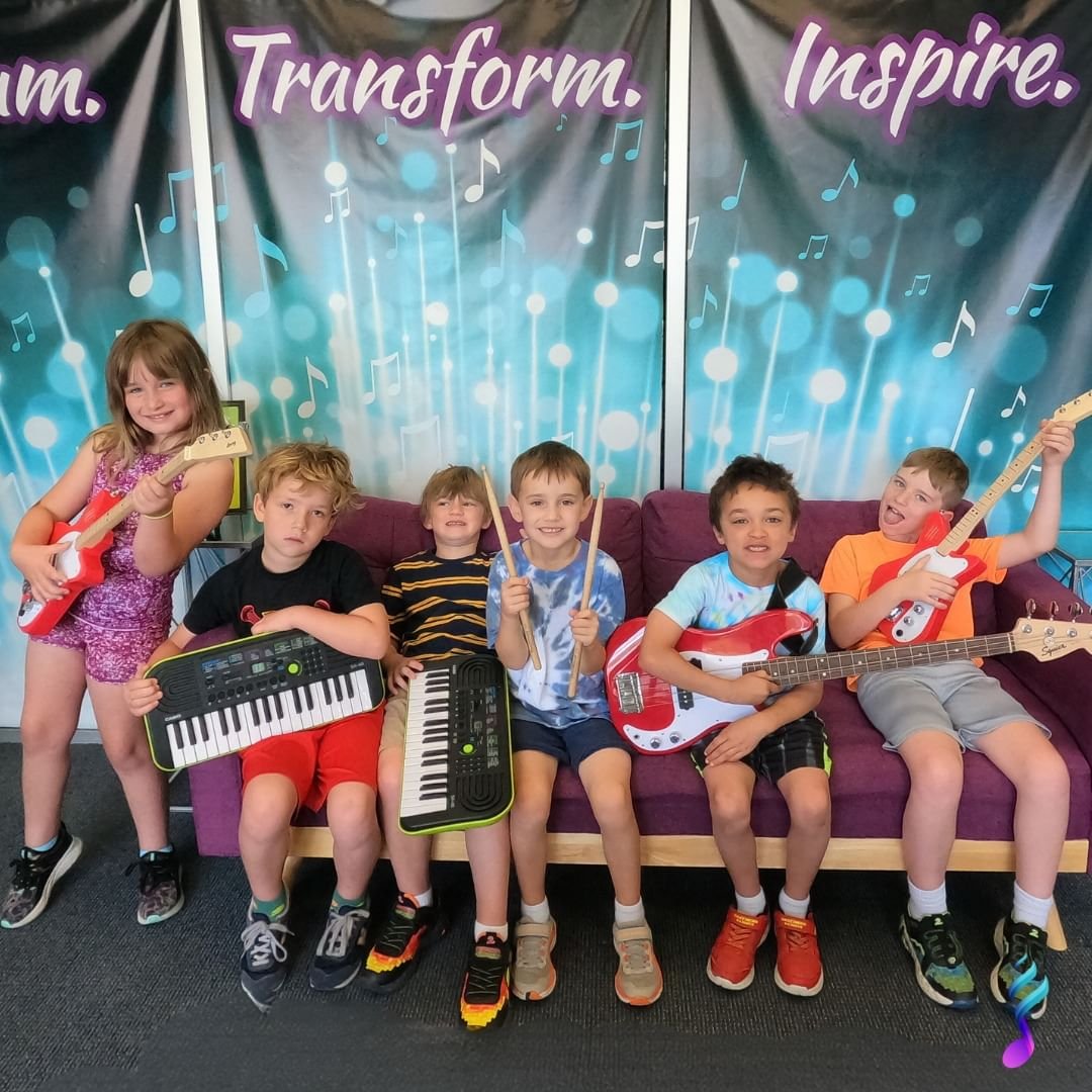 Thrive students making music together